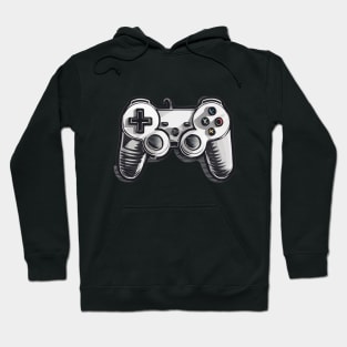 Sleek Gaming Controller Graphic Tee Design No. 545 Hoodie